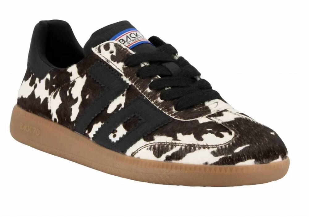 NEW BACK 70 women's sneakers cloud cl in cow black/white
